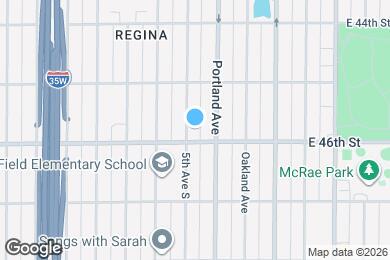 Map image of the property - 4549 5th Ave S