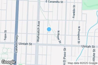 Map image of the property - 502 E San Miguel St