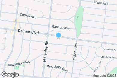 Map image of the property - 7458 Delmar Blvd