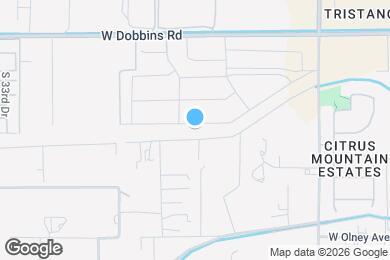 Map image of the property - 2923 W Monte Way