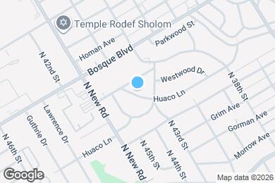 Map image of the property - 4019 Huaco Ln