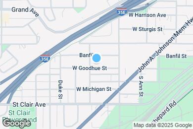 Map image of the property - 431 Goodhue St