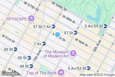 Map image of the property - WEST 55 STREET
