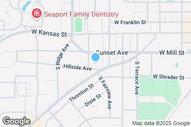 Map image of the property - 630 Hillside Ave