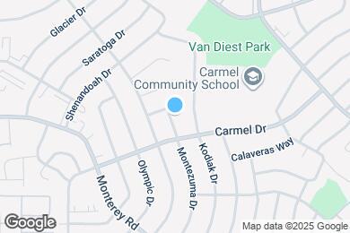Map image of the property - 1831 Montezuma Dr