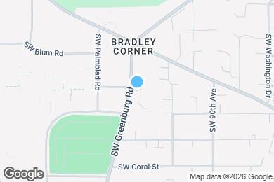 Map image of the property - 9500 SW Greenburg Rd