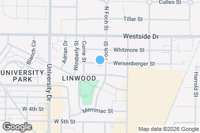 Map image of the property - 2801 Weisenberger St