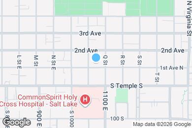 Map image of the property - 967 E 1st Ave