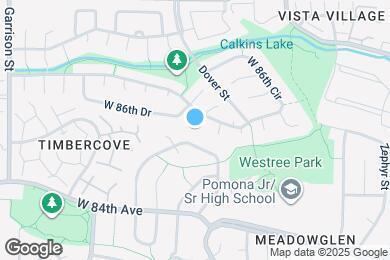 Map image of the property - 8563 Dover Ct