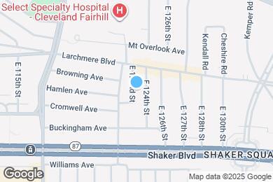 Map image of the property - 2641 E 122nd St