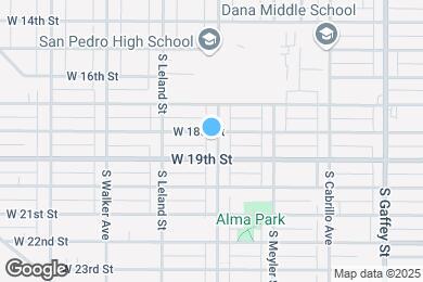 Map image of the property - 1811 S Alma St