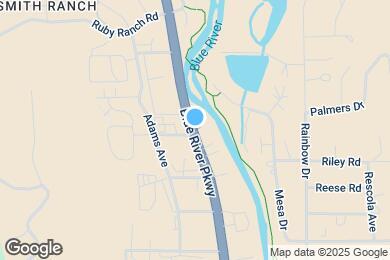 Map image of the property - 1100 Blue River Pkwy