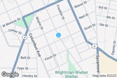 Map image of the property - 1031 Hancock St