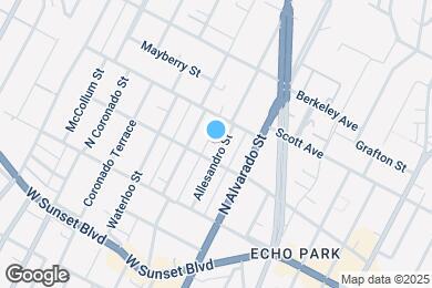 Map image of the property - 1419 Allesandro St