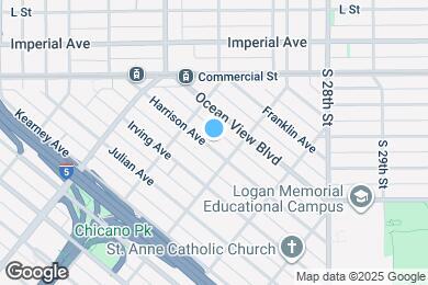 Map image of the property - 2058 Harrison Ave