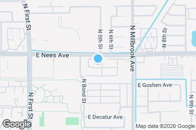 Map image of the property - 872 E Green Acres Dr