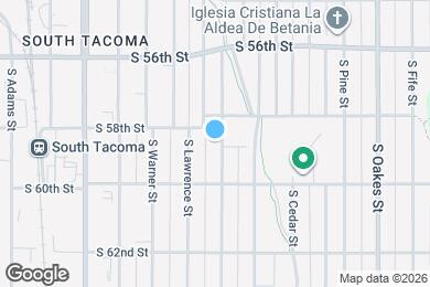 Map image of the property - 5820 S Montgomery St