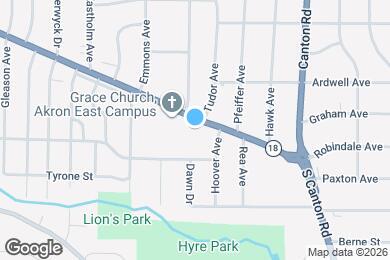 Map image of the property - 2376 E Market St