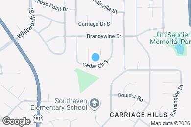 Map image of the property - 1176 Cedar Cir S