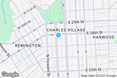 Map image of the property - 2737 Maryland Ave