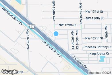 Map image of the property - 10399 NW 127th St