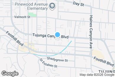 Map image of the property - 10075 Tujunga Canyon Blvd