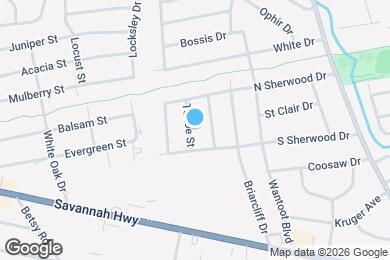 Map image of the property - 712 Tahoe St