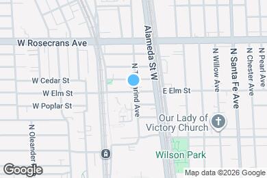 Map image of the property - 701 N Tamarind Ave