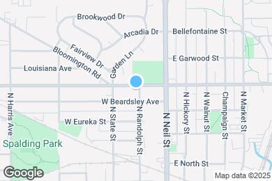 Map image of the property - 201 W Bradley Ave