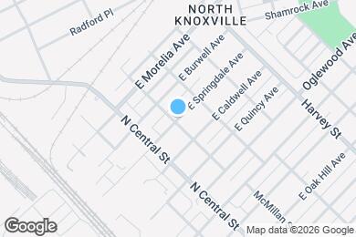Map image of the property - 205 E Springdale Ave