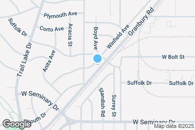 Map image of the property - 4117 Winfield Ave