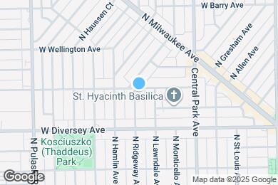Map image of the property - 2855 N Ridgeway Ave