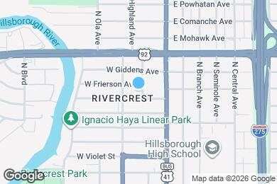 Map image of the property - 203 W Crest Ave