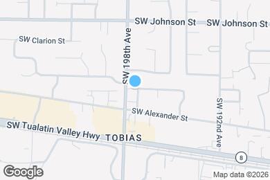 Map image of the property - 3107 SW 197th Ave