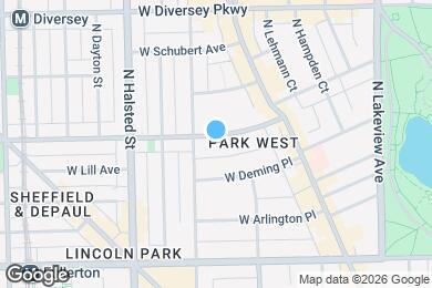 Map image of the property - 673 W Wrightwood Ave