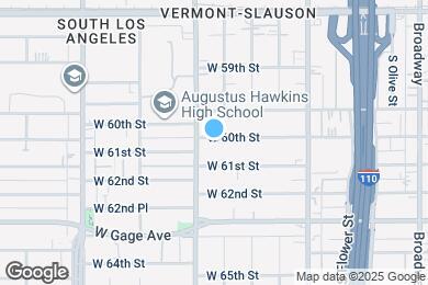 Map image of the property - 716 1/2 W 60th St