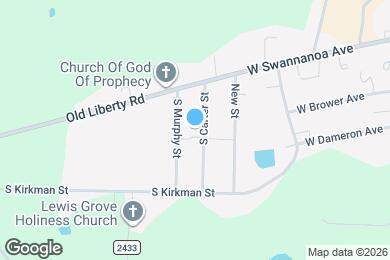 Map image of the property - 210 S Carter St