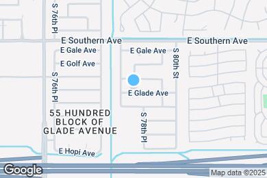 Map image of the property - 7844 E Glade Ave