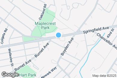 Map image of the property - 1597 Springfield Ave