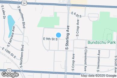 Map image of the property - 10944 E 9th St S