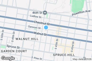 Map image of the property - 132 S 46th St