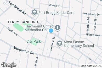 Map image of the property - 1713 Fort Bragg Rd