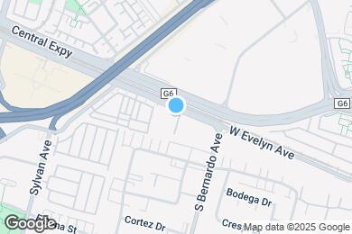 Map image of the property - 555 E Evelyn Ave