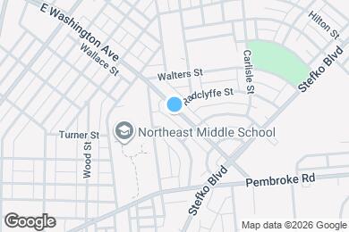 Map image of the property - 770 E Washington Ave