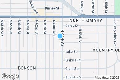 Map image of the property - 2610 N 60th St