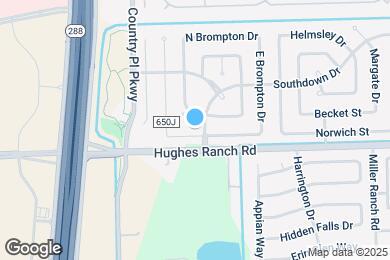 Map image of the property - 2627 S Brompton Dr