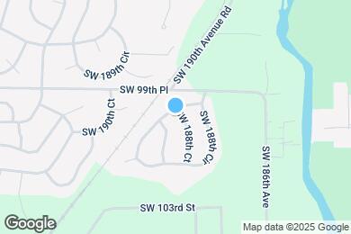 Map image of the property - 10163 SW 188th Cir