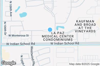 Map image of the property - 10321 W Monterosa Ave