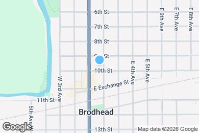 Map image of the property - 805 10th St