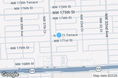 Map image of the property - 3521 NW 171st St